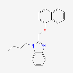 1-butyl-2-[(1-naphthyloxy)methyl]-1H-benzimidazole