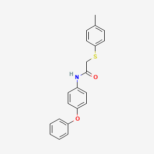 2-[(4-methylphenyl)thio]-N-(4-phenoxyphenyl)acetamide