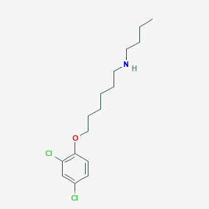 N-butyl-6-(2,4-dichlorophenoxy)hexan-1-amine