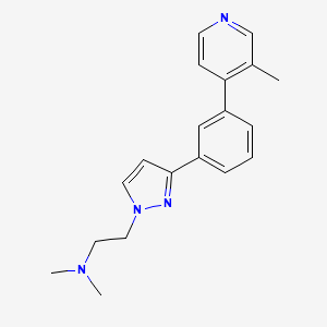 N,N-dimethyl-2-{3-[3-(3-methyl-4-pyridinyl)phenyl]-1H-pyrazol-1-yl}ethanamine