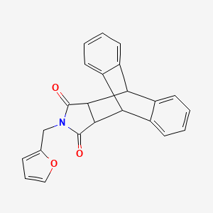 17-(2-furylmethyl)-17-azapentacyclo[6.6.5.0~2,7~.0~9,14~.0~15,19~]nonadeca-2,4,6,9,11,13-hexaene-16,18-dione