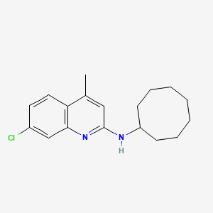 7-chloro-N-cyclooctyl-4-methyl-2-quinolinamine