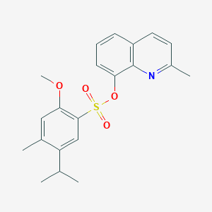 2-Methyl-8-quinolyl 2-methoxy-4-methyl-5-(methylethyl)benzenesulfonate