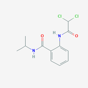 2-[(dichloroacetyl)amino]-N-(propan-2-yl)benzamide