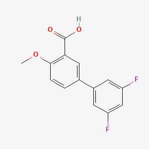 3',5'-difluoro-4-methoxy-3-biphenylcarboxylic acid