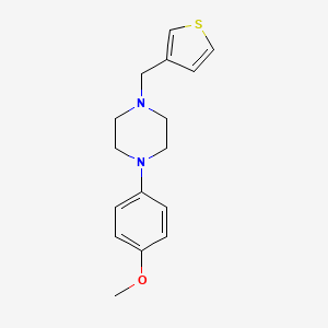 1-(4-methoxyphenyl)-4-(3-thienylmethyl)piperazine