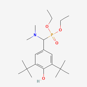 diethyl [(3,5-di-tert-butyl-4-hydroxyphenyl)(dimethylamino)methyl]phosphonate