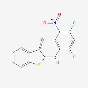 2-(2,4-dichloro-5-nitrobenzylidene)-1-benzothiophen-3(2H)-one