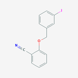 2-[(3-Iodophenyl)methoxy]benzonitrile