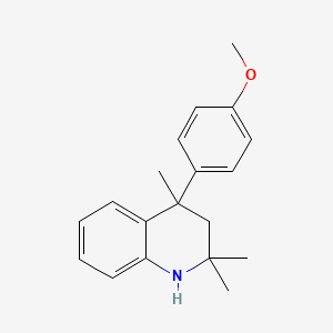 4-(4-methoxyphenyl)-2,2,4-trimethyl-1,2,3,4-tetrahydroquinoline