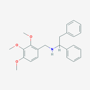 molecular formula C24H27NO3 B5093175 (1,2-diphenylethyl)(2,3,4-trimethoxybenzyl)amine 