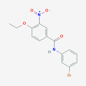 molecular formula C15H13BrN2O4 B5093272 N-(3-bromophenyl)-4-ethoxy-3-nitrobenzamide 