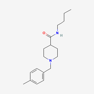 N-butyl-1-(4-methylbenzyl)-4-piperidinecarboxamide