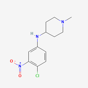 N-(4-chloro-3-nitrophenyl)-1-methyl-4-piperidinamine