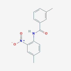 3-methyl-N-(4-methyl-2-nitrophenyl)benzamide