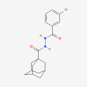 molecular formula C18H21BrN2O2 B5093403 N'-(3-bromobenzoyl)-1-adamantanecarbohydrazide 