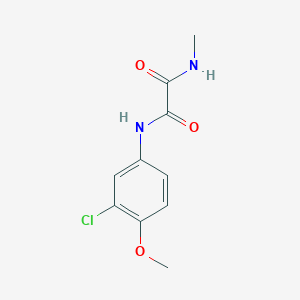 N'-(3-chloro-4-methoxyphenyl)-N-methyloxamide