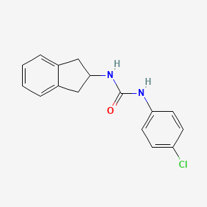 N-(4-chlorophenyl)-N'-(2,3-dihydro-1H-inden-2-yl)urea