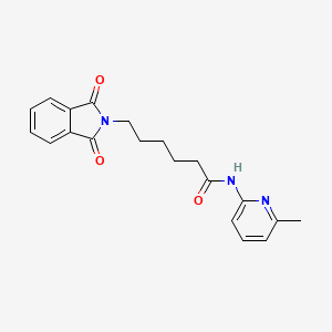 6-(1,3-dioxo-1,3-dihydro-2H-isoindol-2-yl)-N-(6-methyl-2-pyridinyl)hexanamide