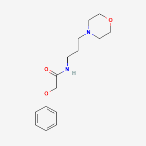 molecular formula C15H22N2O3 B5093591 N~1~-(3-MORPHOLINOPROPYL)-2-PHENOXYACETAMIDE 