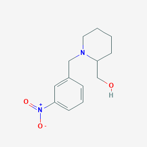 molecular formula C13H18N2O3 B5093710 [1-[(3-Nitrophenyl)methyl]piperidin-2-yl]methanol 