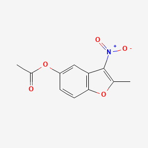 2-methyl-3-nitro-1-benzofuran-5-yl acetate