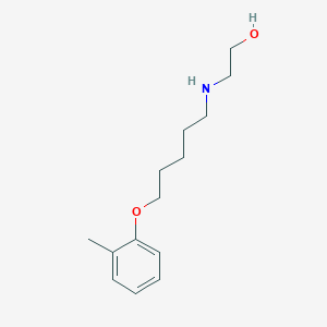 2-[5-(2-Methylphenoxy)pentylamino]ethanol