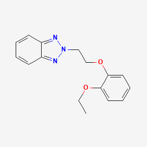 molecular formula C16H17N3O2 B5094019 2-[2-(2-ethoxyphenoxy)ethyl]-2H-1,2,3-benzotriazole 