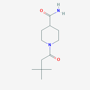 molecular formula C12H22N2O2 B5094024 1-(3,3-Dimethylbutanoyl)piperidine-4-carboxamide 