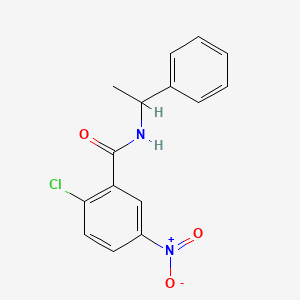 2-chloro-5-nitro-N-(1-phenylethyl)benzamide