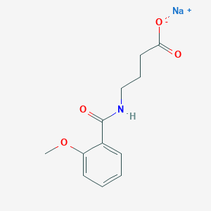 molecular formula C12H14NNaO4 B5094097 Sodium;4-[(2-methoxybenzoyl)amino]butanoate 