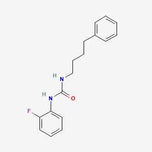 N-(2-fluorophenyl)-N'-(4-phenylbutyl)urea