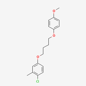 1-chloro-4-[4-(4-methoxyphenoxy)butoxy]-2-methylbenzene