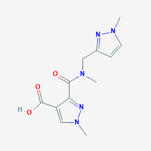 1-methyl-3-({methyl[(1-methyl-1H-pyrazol-3-yl)methyl]amino}carbonyl)-1H-pyrazole-4-carboxylic acid