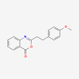 molecular formula C17H15NO3 B5094370 2-[2-(4-methoxyphenyl)ethyl]-4H-3,1-benzoxazin-4-one 