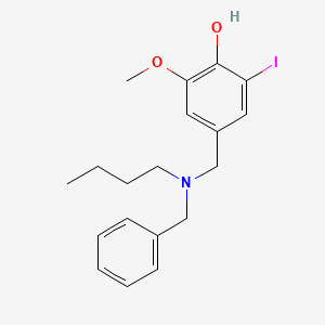 4-{[benzyl(butyl)amino]methyl}-2-iodo-6-methoxyphenol