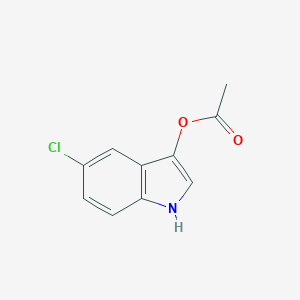 molecular formula C10H8ClNO2 B050944 3-乙酰氧基-5-氯吲哚 CAS No. 114306-00-2