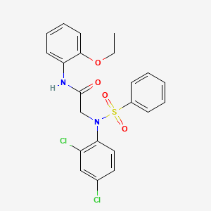 N~2~-(2,4-dichlorophenyl)-N~1~-(2-ethoxyphenyl)-N~2~-(phenylsulfonyl)glycinamide