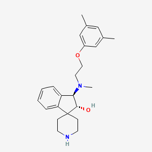 (1R,2R)-1-[2-(3,5-dimethylphenoxy)ethyl-methylamino]spiro[1,2-dihydroindene-3,4'-piperidine]-2-ol