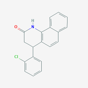 4-(2-chlorophenyl)-3,4-dihydrobenzo[h]quinolin-2(1H)-one