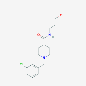 molecular formula C17H25ClN2O2 B5094485 1-(3-chlorobenzyl)-N-(3-methoxypropyl)piperidine-4-carboxamide 