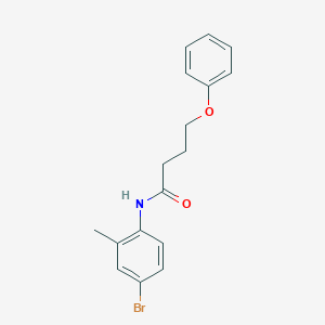 molecular formula C17H18BrNO2 B5094488 N-(4-bromo-2-methylphenyl)-4-phenoxybutanamide 