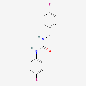 molecular formula C14H12F2N2O B5094502 N-(4-fluorobenzyl)-N'-(4-fluorophenyl)urea 