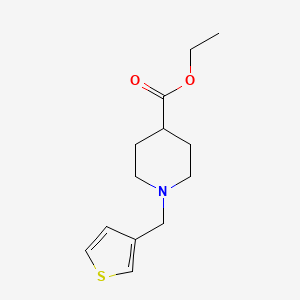 Ethyl 1-(thiophen-3-ylmethyl)piperidine-4-carboxylate