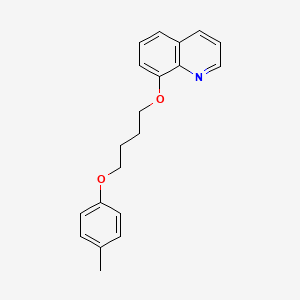 molecular formula C20H21NO2 B5094679 8-[4-(4-methylphenoxy)butoxy]quinoline 