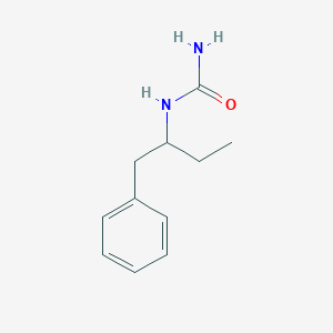 molecular formula C11H16N2O B5094690 1-phenylbutan-2-ylurea 