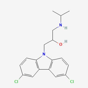 molecular formula C18H20Cl2N2O B5094762 1-(3,6-dichloro-9H-carbazol-9-yl)-3-(isopropylamino)-2-propanol 