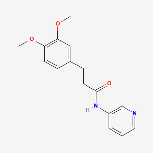 3-(3,4-dimethoxyphenyl)-N-3-pyridinylpropanamide