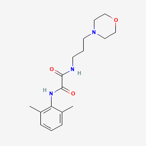 molecular formula C17H25N3O3 B5094812 N-(2,6-dimethylphenyl)-N'-[3-(morpholin-4-yl)propyl]ethanediamide 