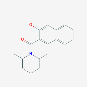 1-(3-methoxy-2-naphthoyl)-2,6-dimethylpiperidine